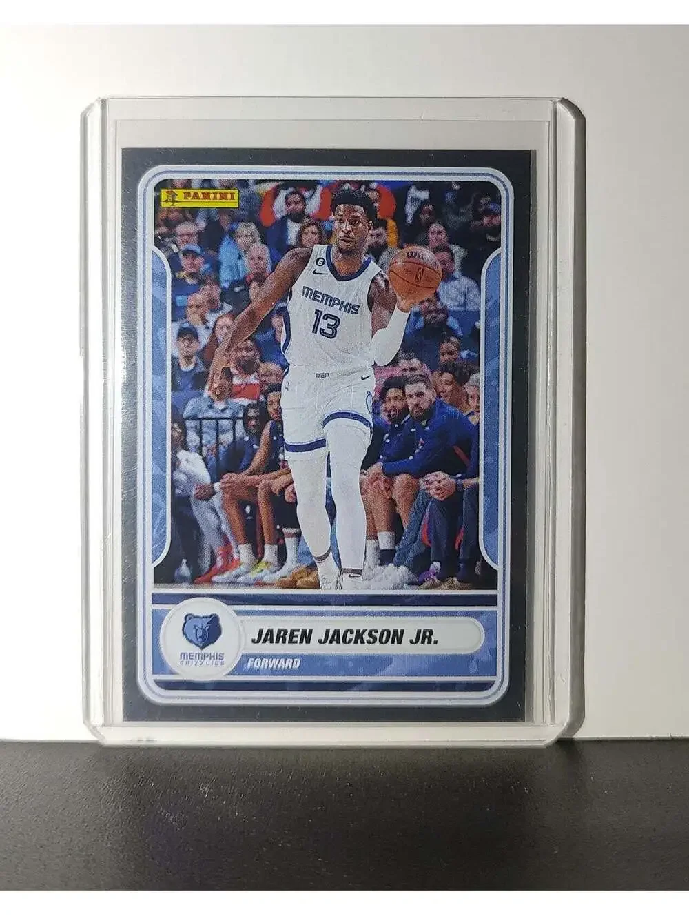 Jaren Jackson Jr. 2023-24 Panini NBA Sticker Foil Card #40 Memphis Grizzlies